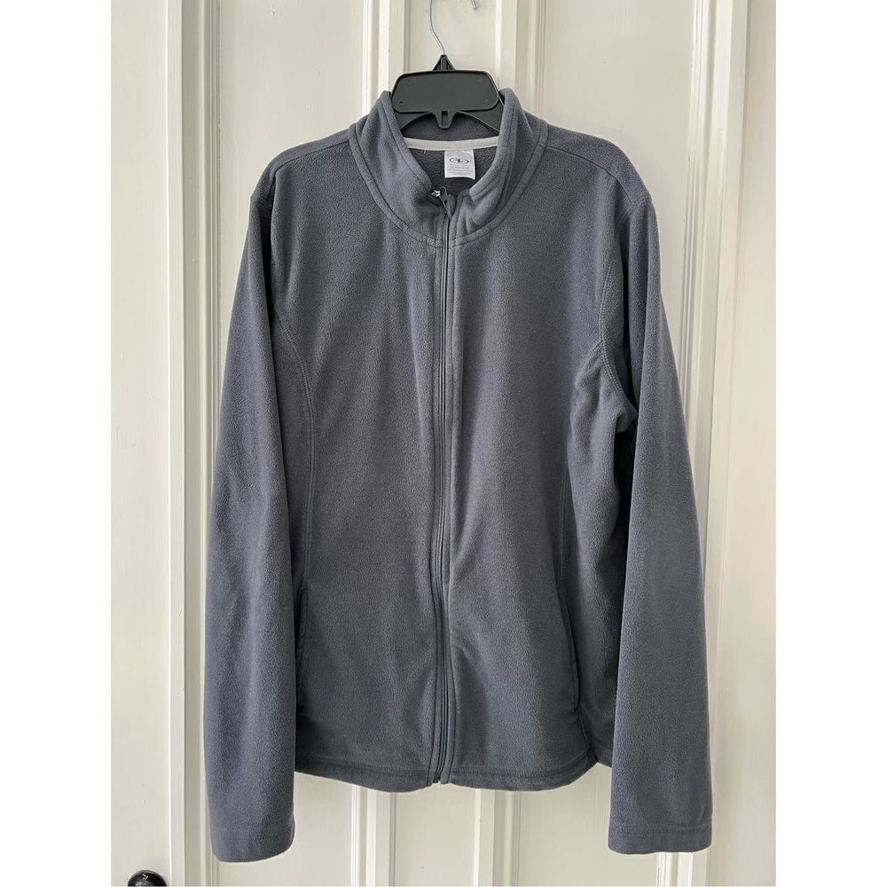 Athletic Works boy’s gray fleece jacket w/zipper 16-18
